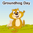 groundhog jumping